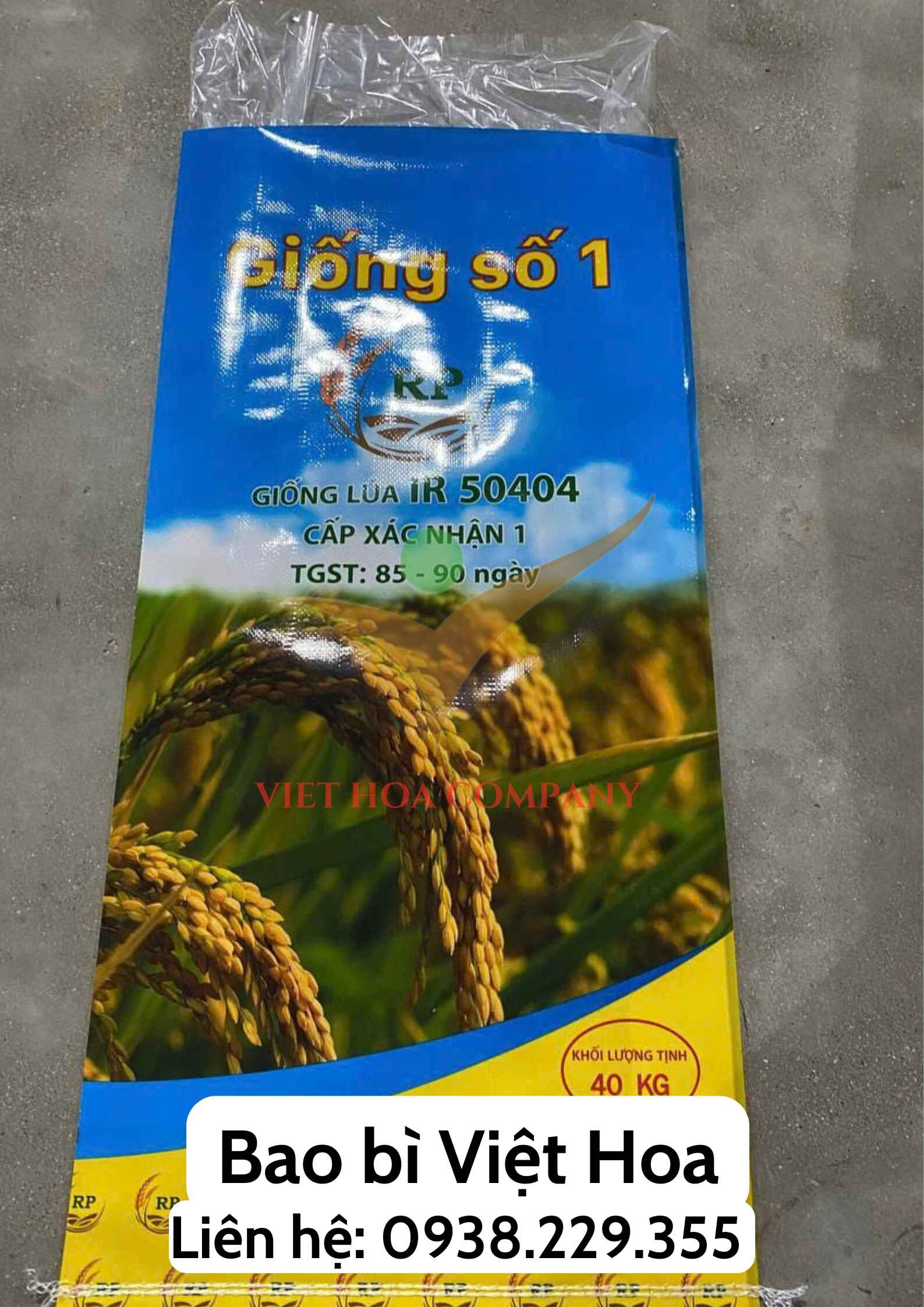 bao bì lúa giống