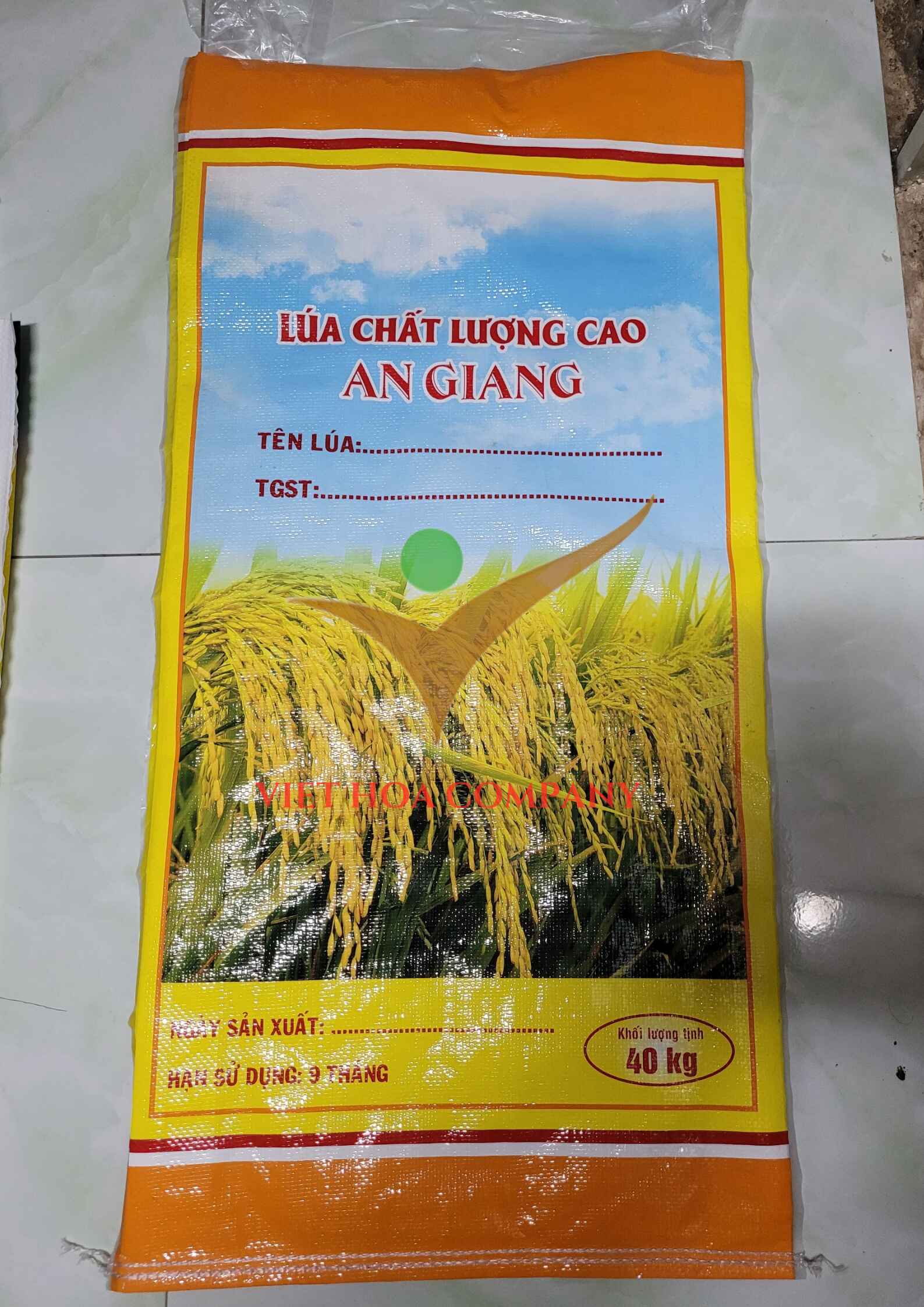 bao bì lúa giống